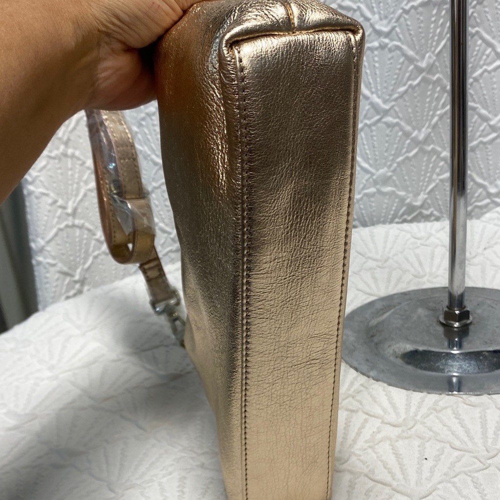 NWT‎ Firenze Bella RFID Blush Gold Women's Bag metallic Gemini ♊️ astrology - Picture 9 of 15